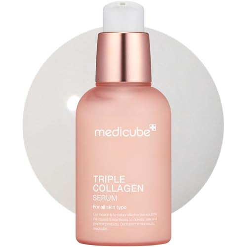 Medicube Triple Collagen Serum 1.85 fl.oz - Nourish dull skin with Triple Collagen Complex - A lightweight serum with Niacinamide and Hyaluronic Acid - Korean Skincare | Amazon (US)
