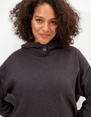 AE Fleece Oversized Hoodie | American Eagle Outfitters (US & CA)