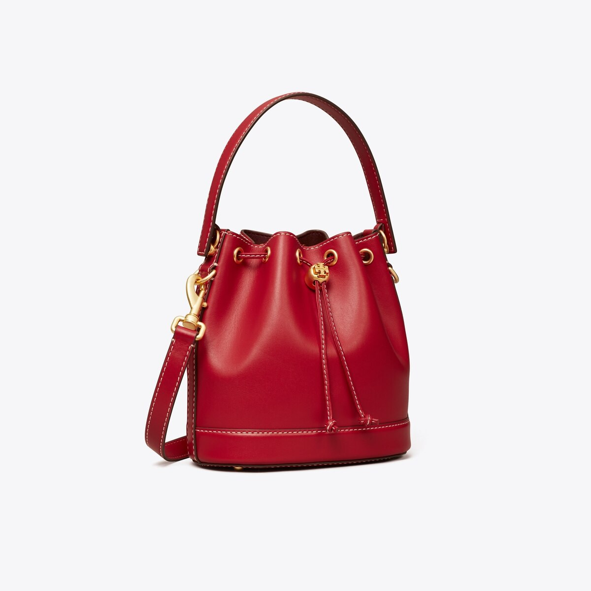 Exclusive: Leather Bucket Bag: Women's Designer Crossbody Bags | Tory Burch | Tory Burch (US)