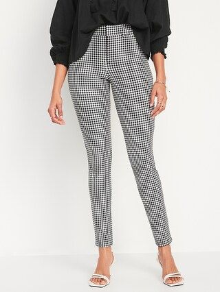 High-Waisted Houndstooth Pixie Skinny Pants for Women | Old Navy (US)