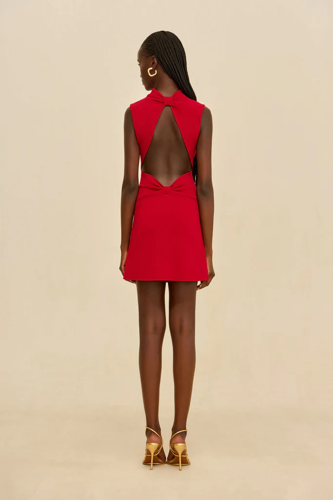 HARLOW KNIT DRESS - MERLOT | Cult Gaia - US