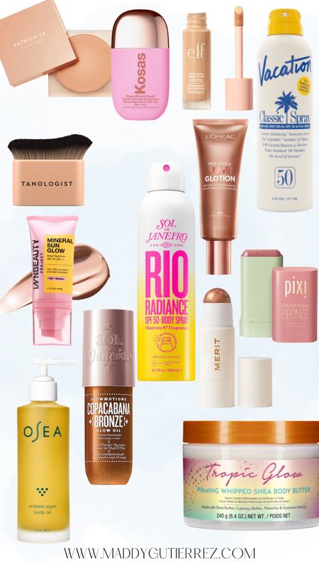 Beauty products to fake the summer glow while we keep our skin protected from the sun! 

#LTKSaleAlert #LTKBeauty #LTKSwim