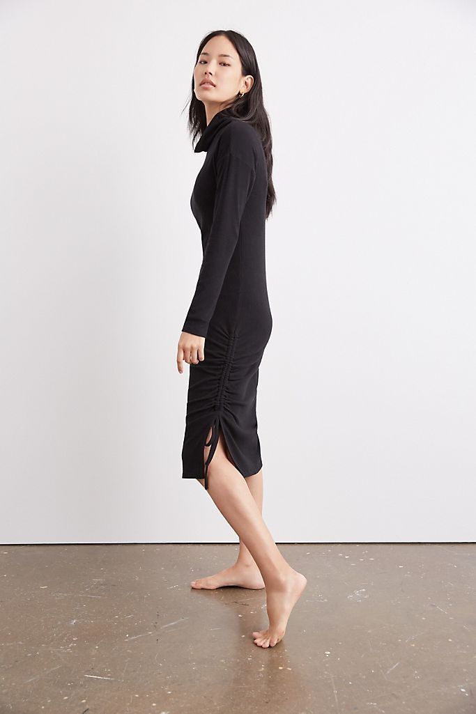 Emily Ruched Midi Dress | Anthropologie (US)