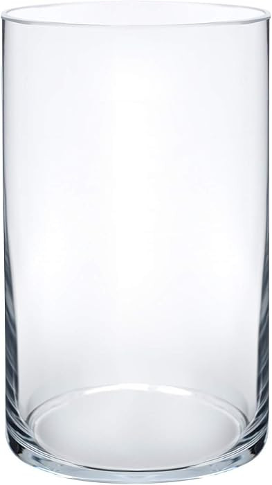 Royal Imports Flower Glass Vase Decorative Centerpiece for Home or Wedding - Cylinder Shape, 6" T... | Amazon (US)