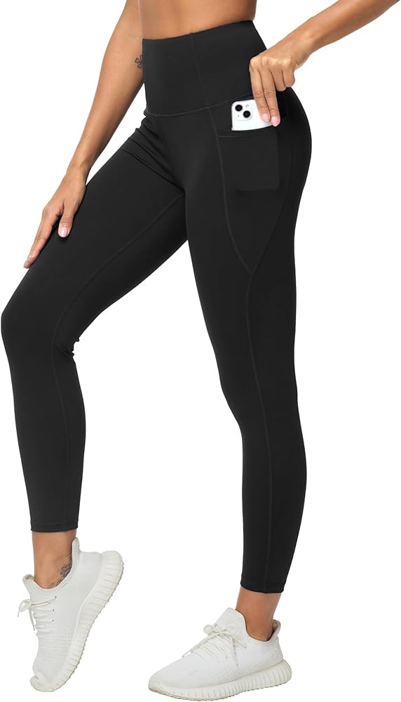 THE GYM PEOPLE Women's High Waisted Yoga Leggings Soft Tummy Control Workout Running Athletic Pan... | Amazon (US)