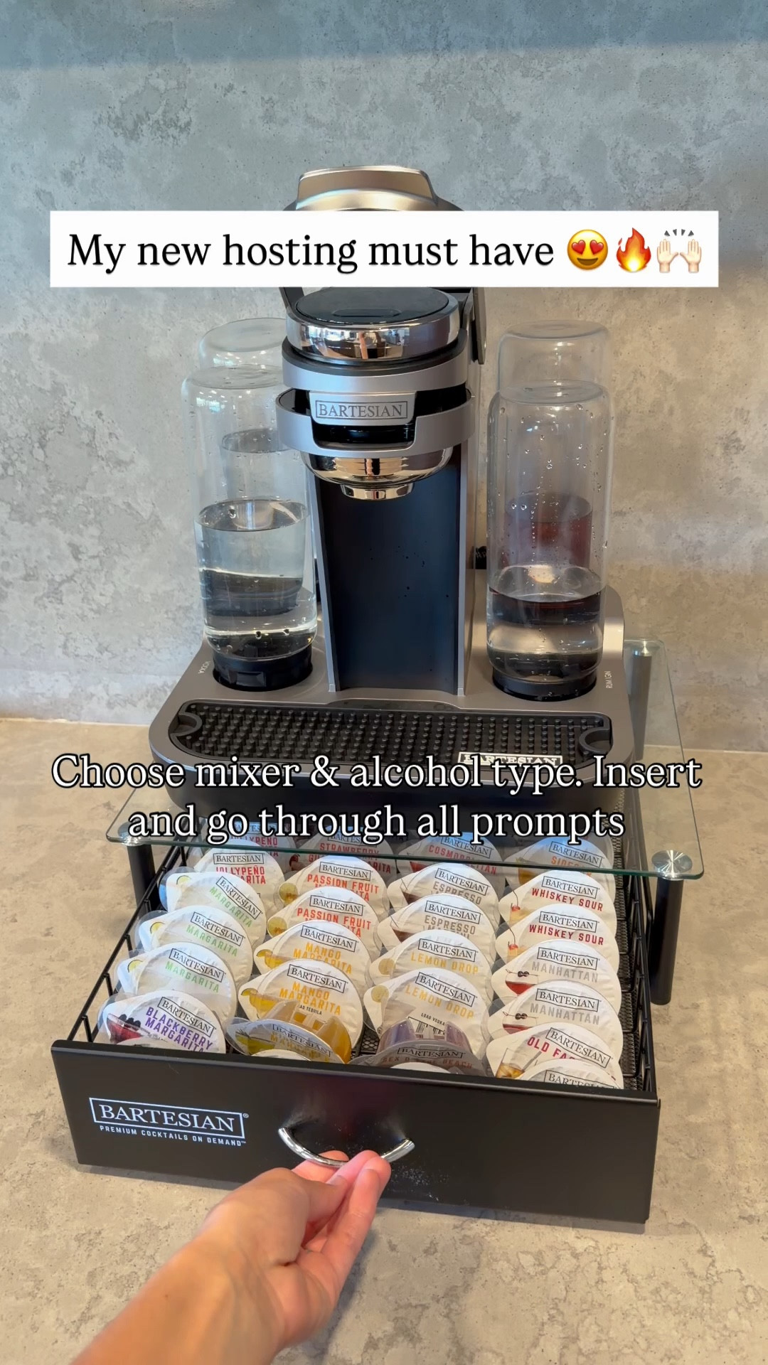 @Bartesian  just made hosting SO much easier! And funner ❤️ #bartesianpartner #ad