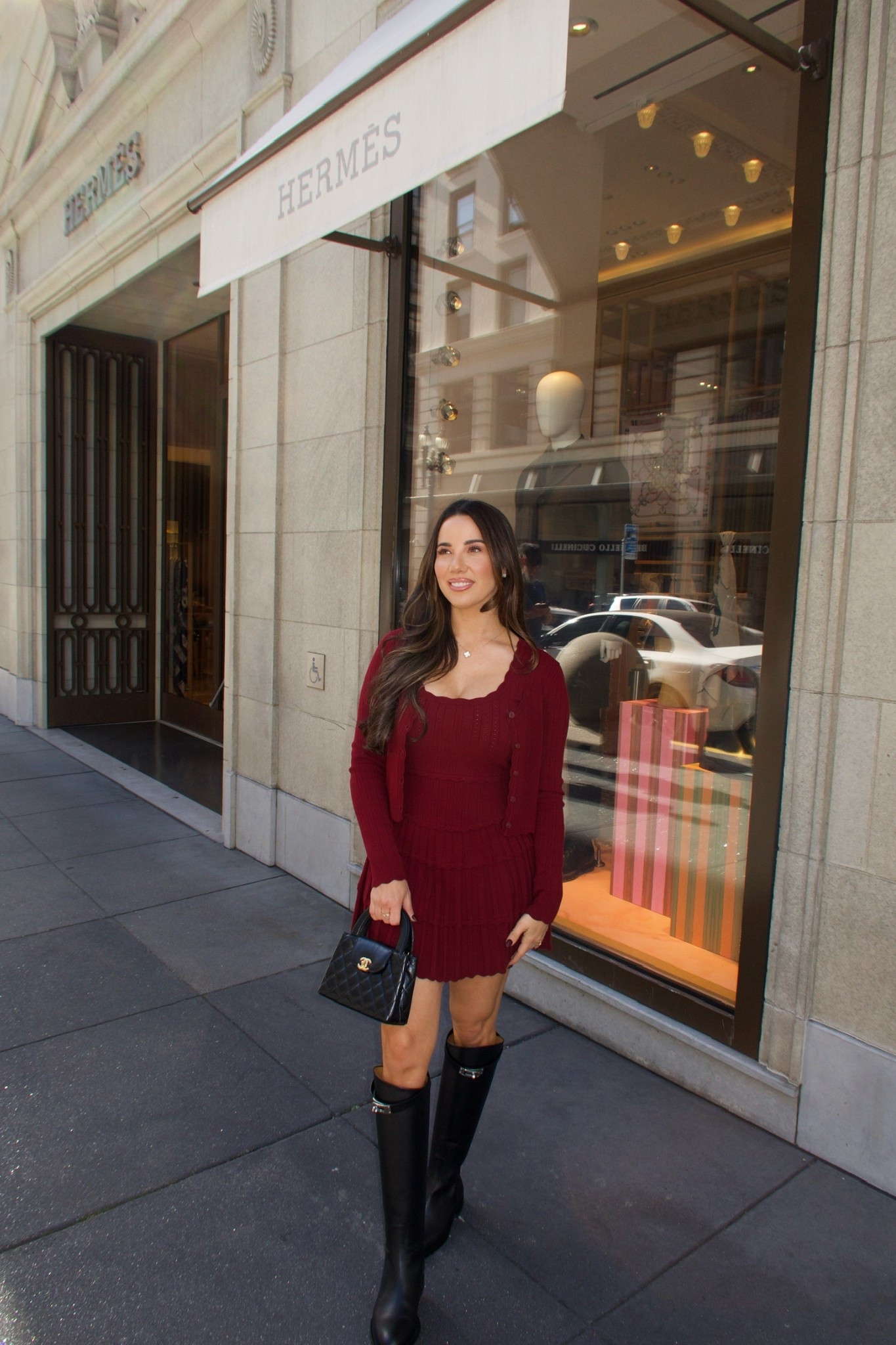 My boots are Hermes. I’m wearing a size XS in dress and sweater 

#LTKootd #LTKHoliday #LTKPetite