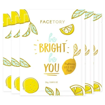 FaceTory Be Bright Be You Illuminating Foil Sheet Mask with Vitamin C - Moisturizing Revitalizing an | Walmart (US)