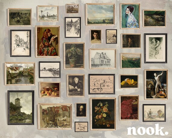 The Complete Vintage Collection  Set of 30 Gallery Wall Art | Etsy | Etsy (US)
