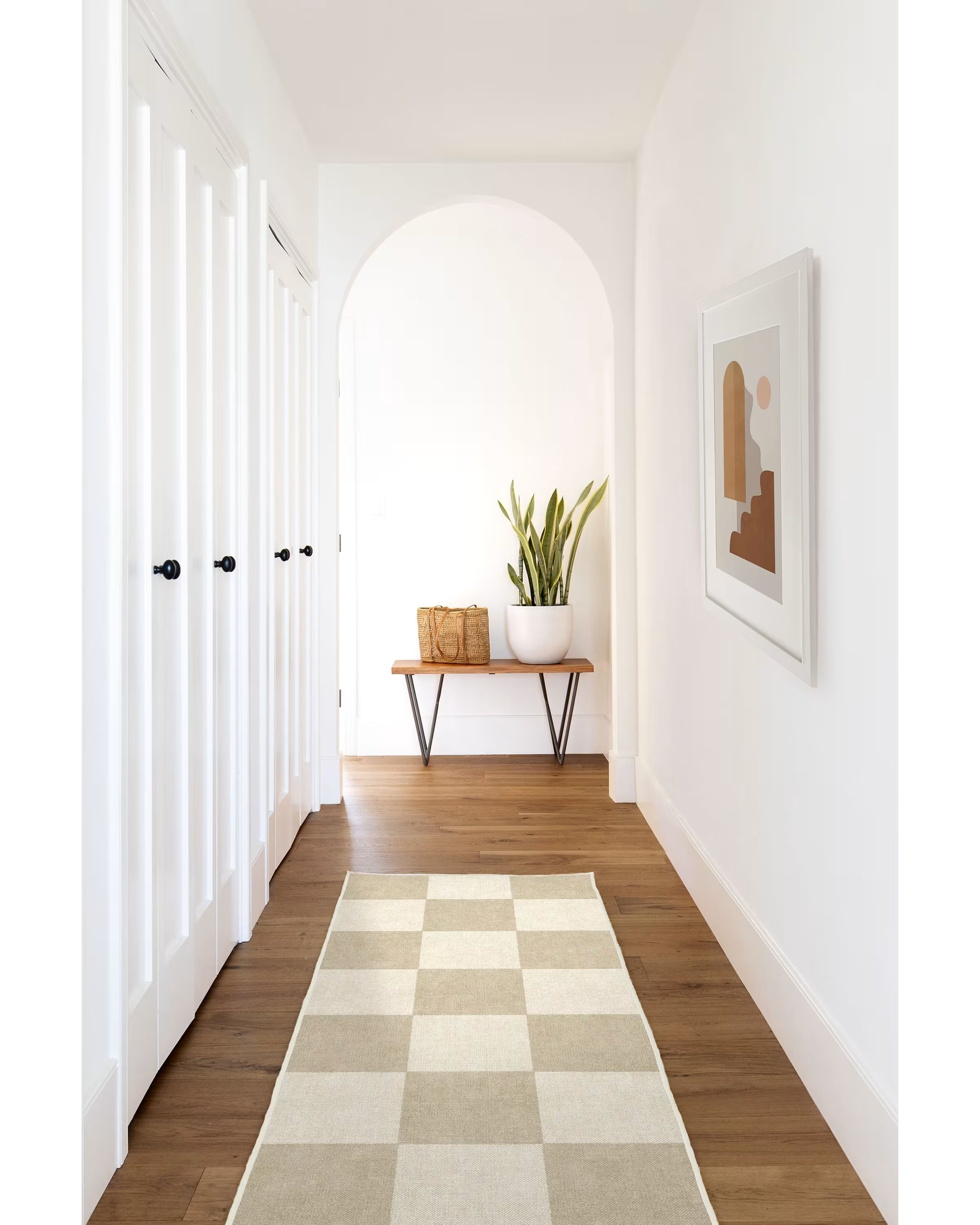 Jaque Checkered Stone Rug | Ruggable | Ruggable