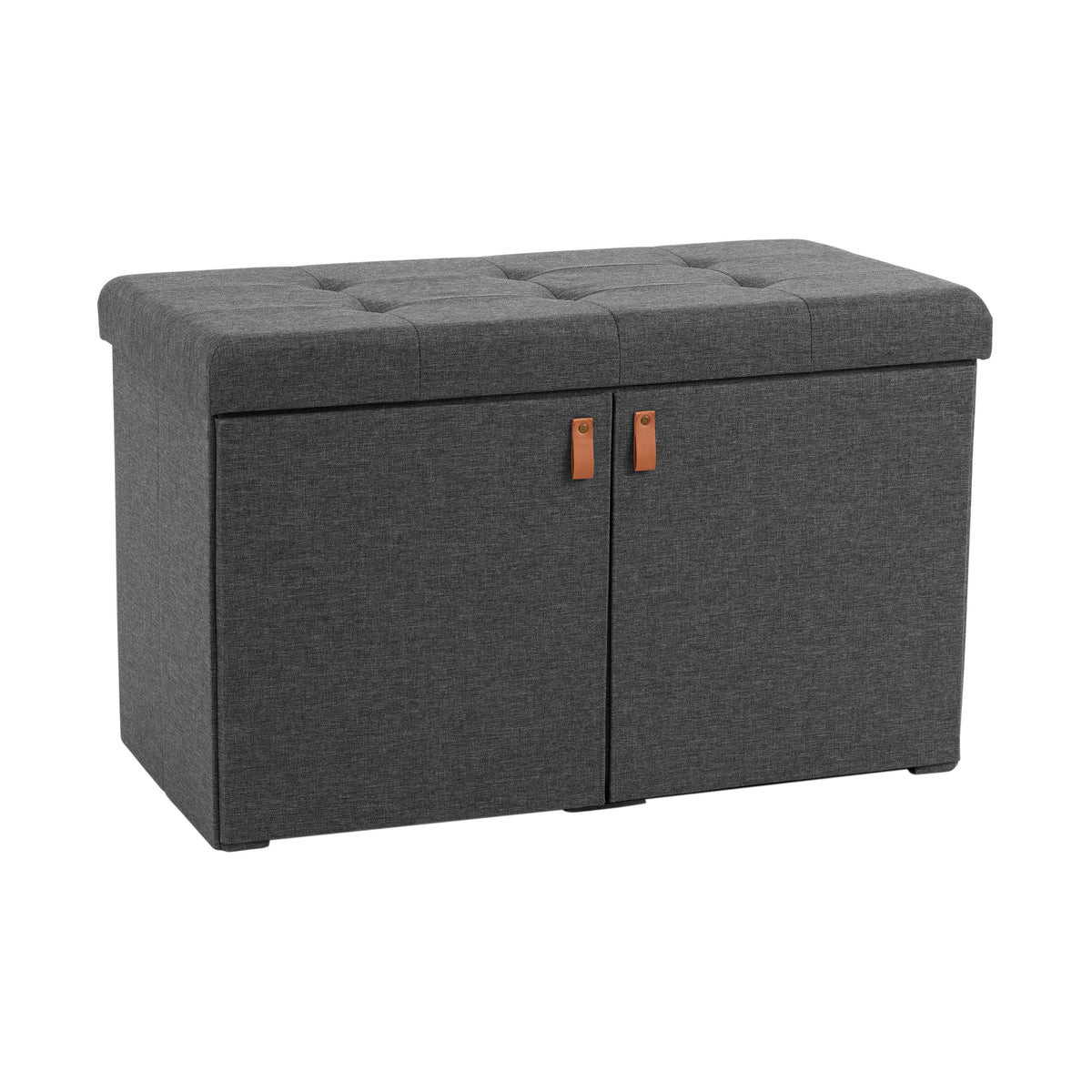 Tufted Shoe Storage Trunk | Seville Classics