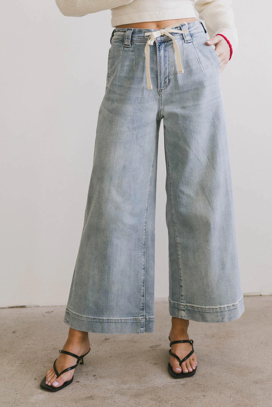 Pablo Wide Leg Denim Pants | Böhme US