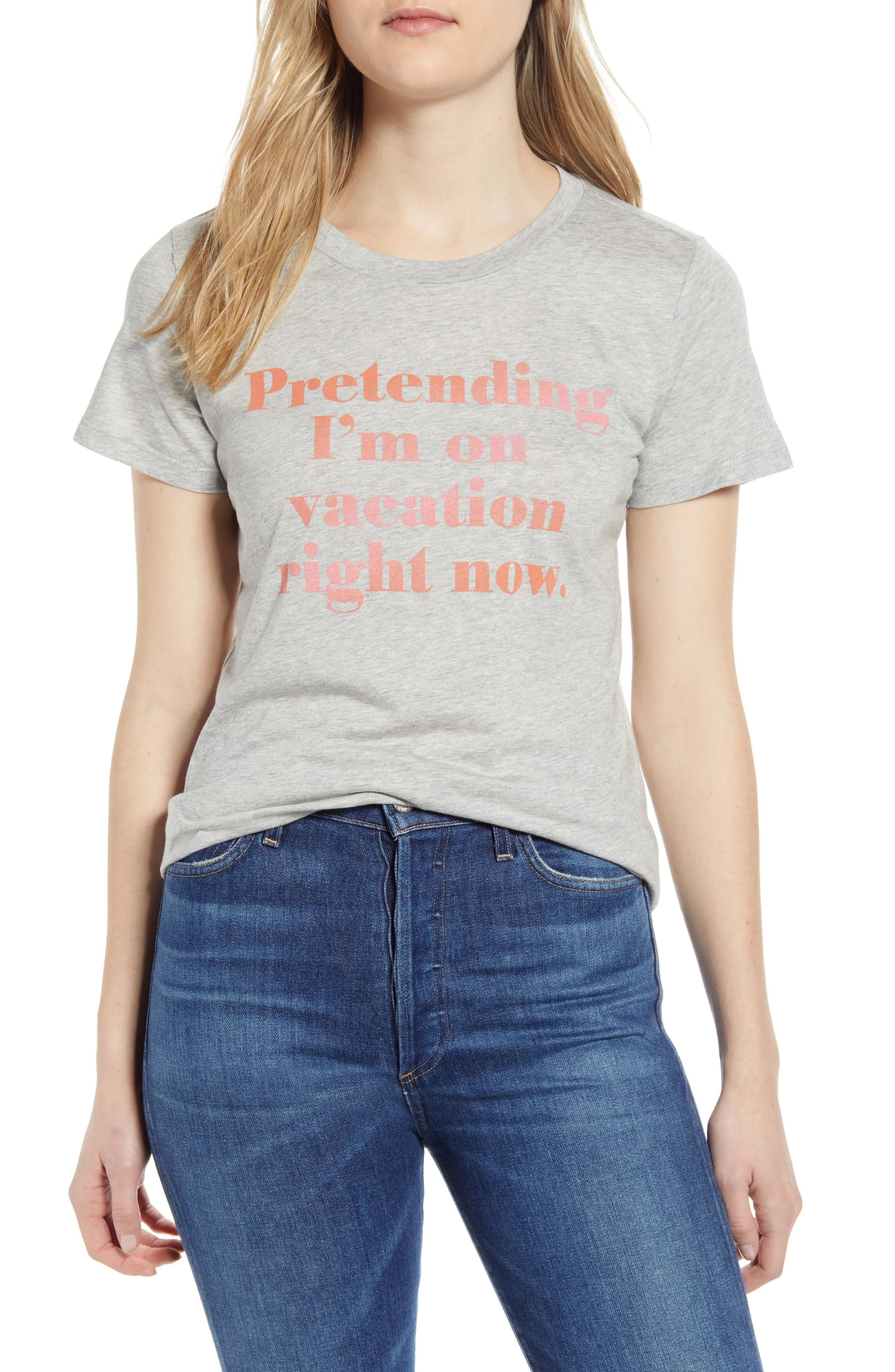 Pretending I'm on Vacation Graphic Tee | Nordstrom
