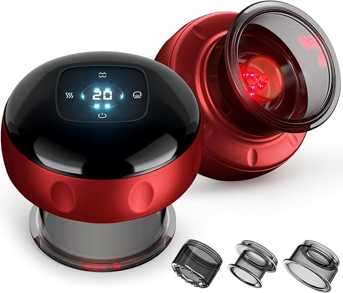 2 Pack Cupping Set, Smart Cupping Therapy Massager, 7 in 1 Red Light Cupping Therapy Set with 2 M... | Amazon (US)