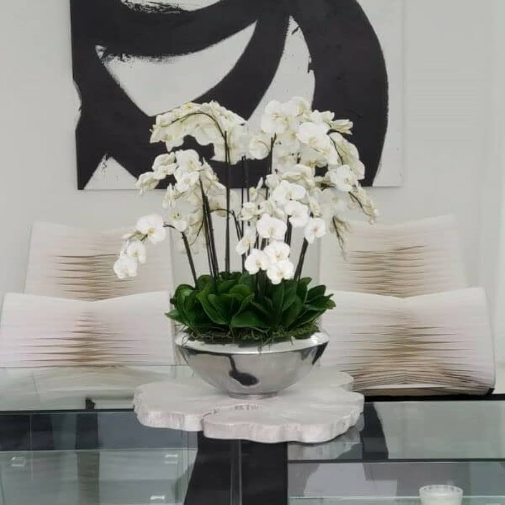 CFA Design Group Avenue Bowl with Phalaenopsis Orchids (White) | Amazon (US)