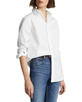 Oversized Fit Long Sleeve Cotton Shirt | Bloomingdale's (US)