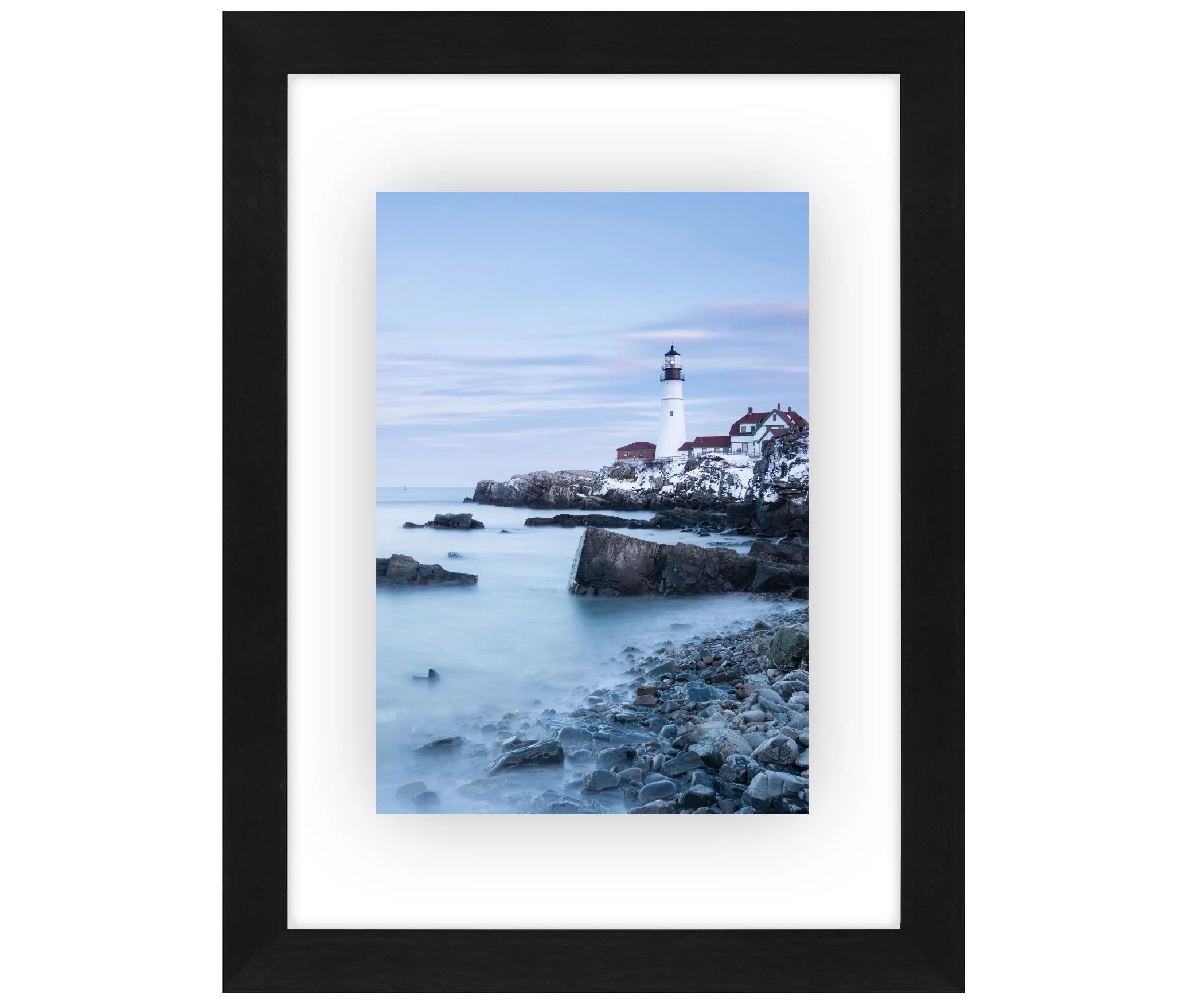 Americanflat 8x10 Floating Frame in Black with Polished Glass - Use Any Size Photo up to 8x10 for... | Walmart (US)