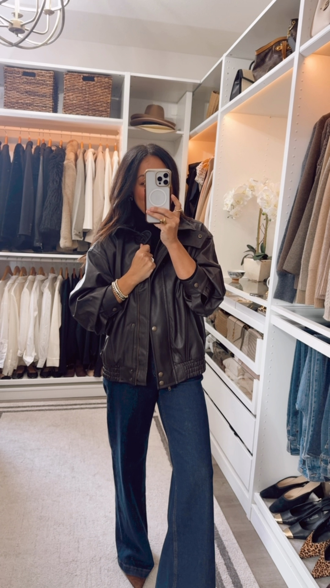 This faux leather jacket has the best relaxed fit! Perfect for you… perfect to gift the trendy girl on your list! (I’ll share the percentage off day of posting)

Purchase by 12/19 to get it in time for the holidays!

I sized down 1 to an xs

@gap #GapPartner #howyouweargap 


#LTKootd #LTKHoliday #LTKOver40