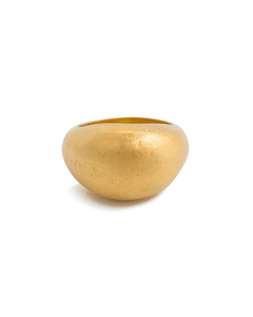 GOLDEN LIGHT DOME RING (18K GOLD VERMEIL) | Kirstin Ash