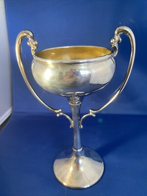 Vintage Superior Silver Plate Gold  Gilt Deco Trophy Vase  | eBay | eBay US