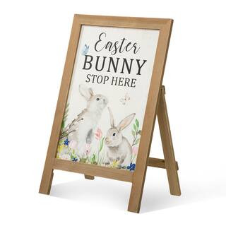 Glitzhome® 24" Easter Wooden Porch Sign | Michaels | Michaels Stores