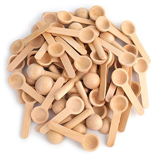 60PCS Mini Wooden Spoons Small Bath Salt S… | Amazon (US)