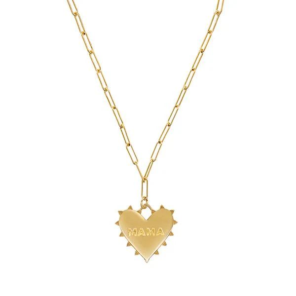 Radiant Heart Mama Charm Necklace | Monarch Market