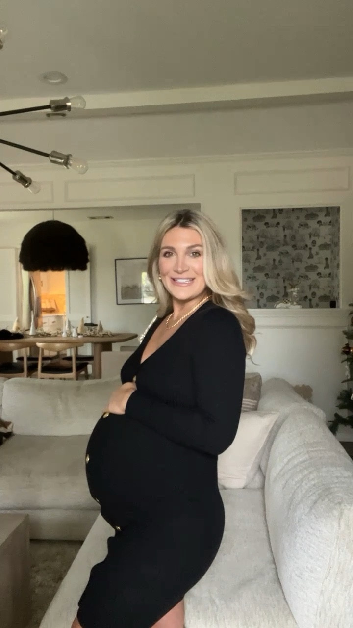 Outfit from last week! Black sweater dress (stretchy…. wearing a small!) with a cute evening bag 

#LTKHoliday #LTKSeasonal