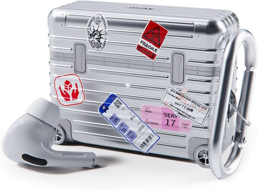 Miak AirPods Pro 2&1 Case Cover (2023/2022) with Keychain, Supports Wireless Charging, Shock-Resi... | Amazon (US)