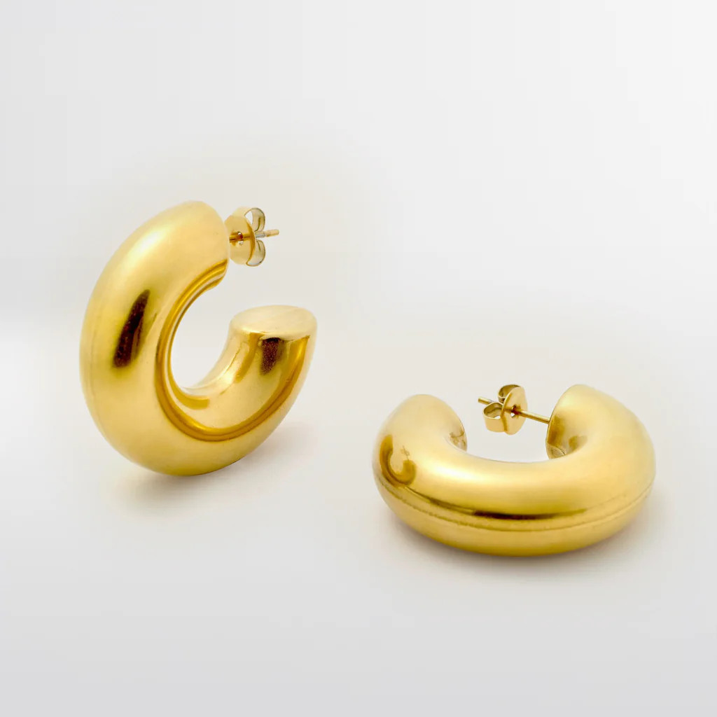 Chunky Vintage Hoop Earrings | Lor By Cara Loren