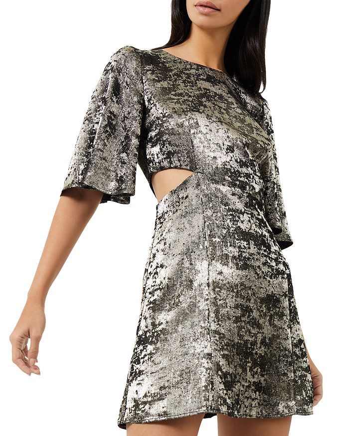 Alara Metallic Cutout Dress | Bloomingdale's (US)