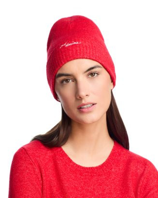 Cinq à Sept Embroidered Beanie  | Bloomingdale's Gifts Valentine's Day Gifts | Bloomingdale's (US)