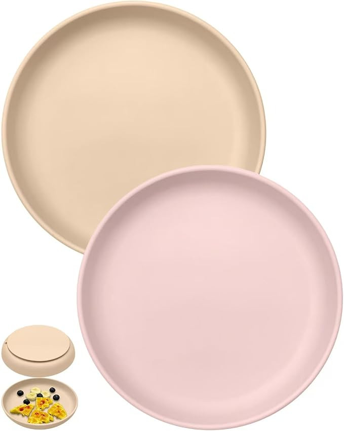 Silicone Suction Plates, Feeding Dishes for Baby Toddler Kids | Amazon (US)