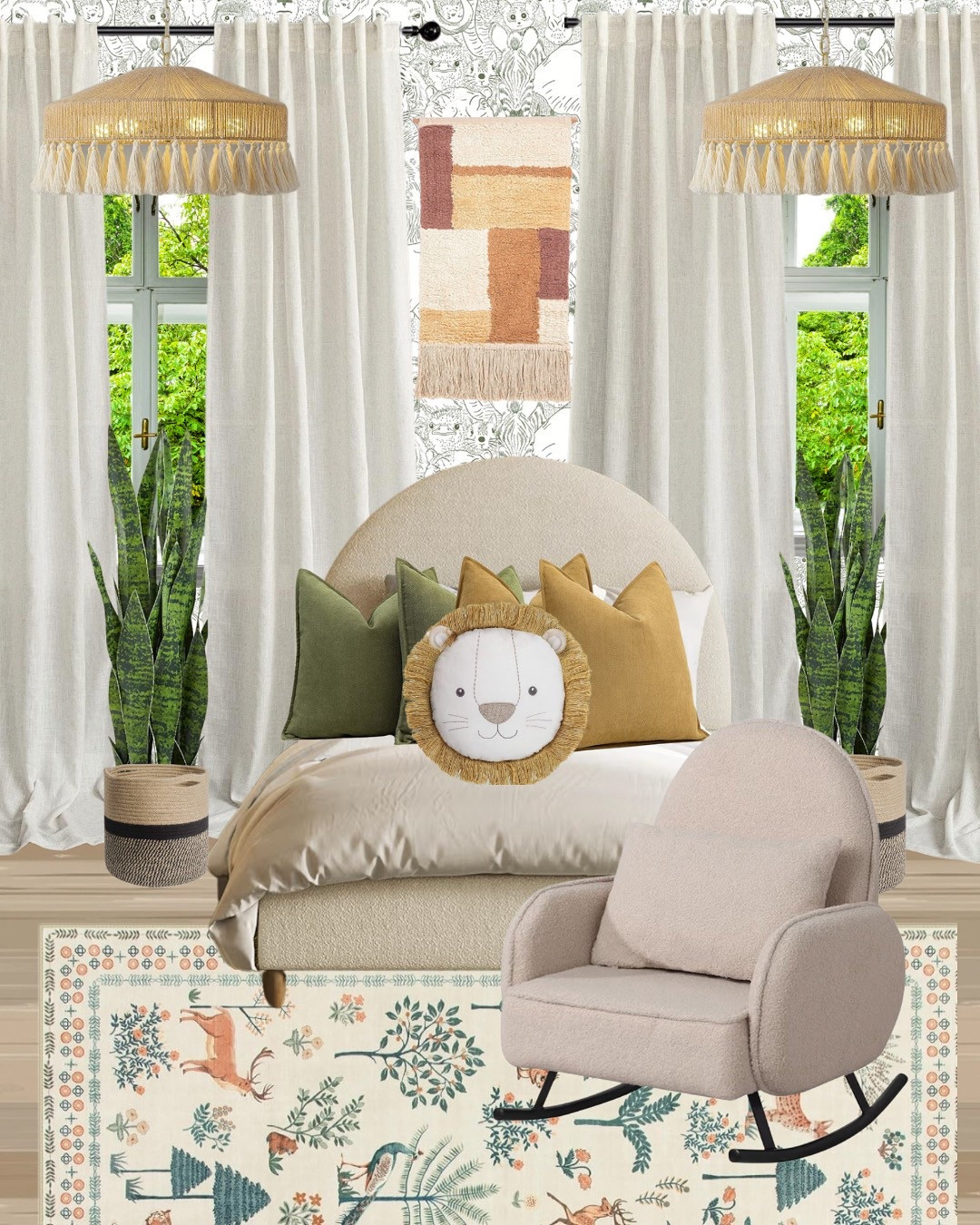 Cutest bedroom for your wild little  child