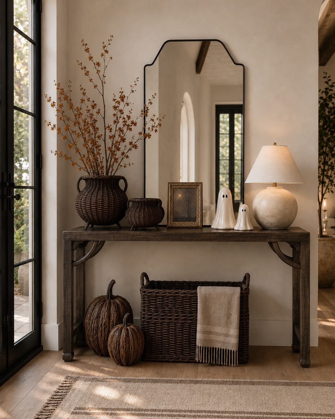 The prettiest elevated Halloween finds from McGee & Co! These woven cauldron vases are gorgeous, especially with wispy branches added to them. Elevated, chic, and so fun for the fall!

#LTKHome