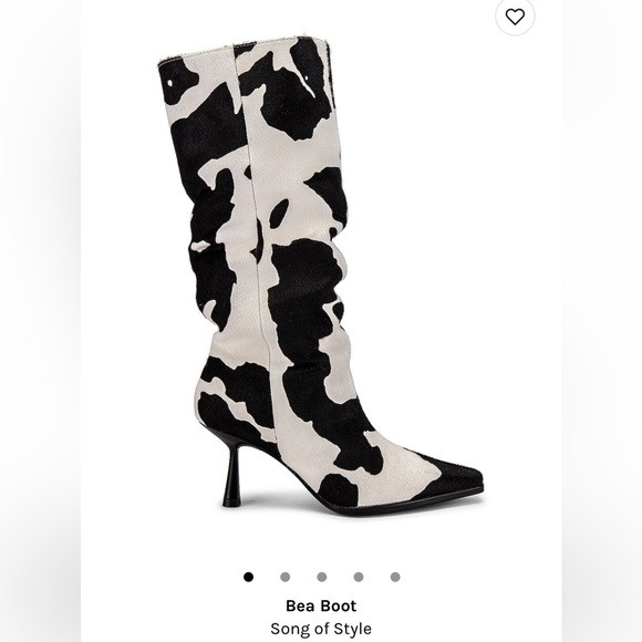 Songs of style bea boot cow print size 5.5 purchased from revolve | Poshmark