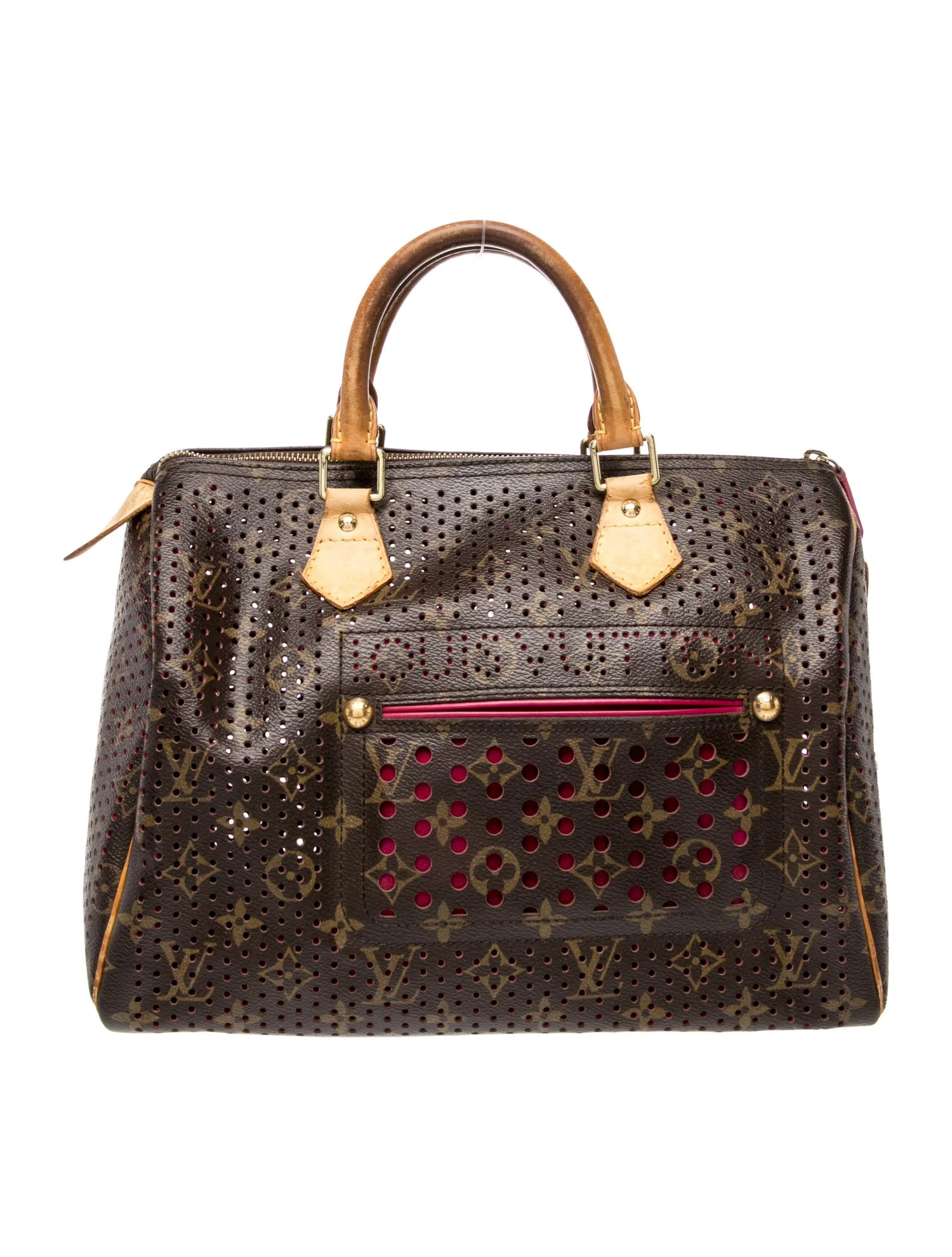 Louis Vuitton Perforated Monogram Speedy 30 - Brown Handle Bags, Handbags - LOU1233934 | The Real... | The RealReal