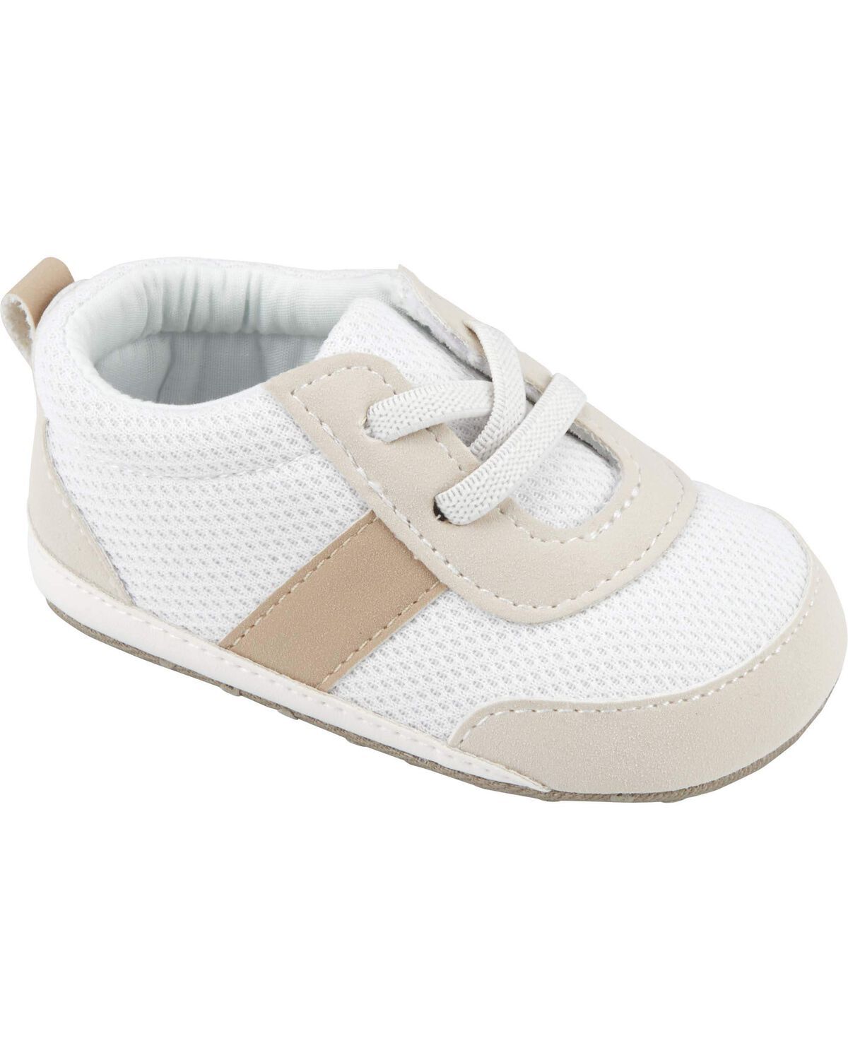 Tan/White Baby Sneaker Shoes | carters.com | Carter's
