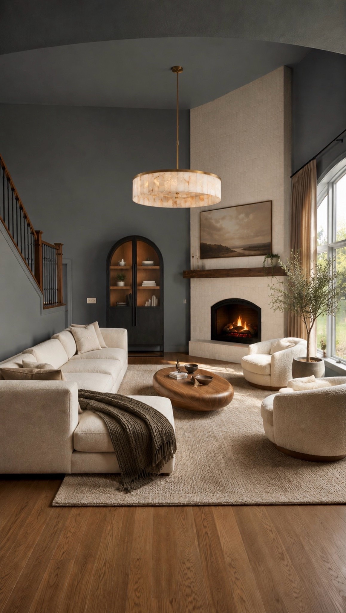 Living room design. Paint Van courtland blue Benjamin Moore

#LTKHome #LTKSaleAlert