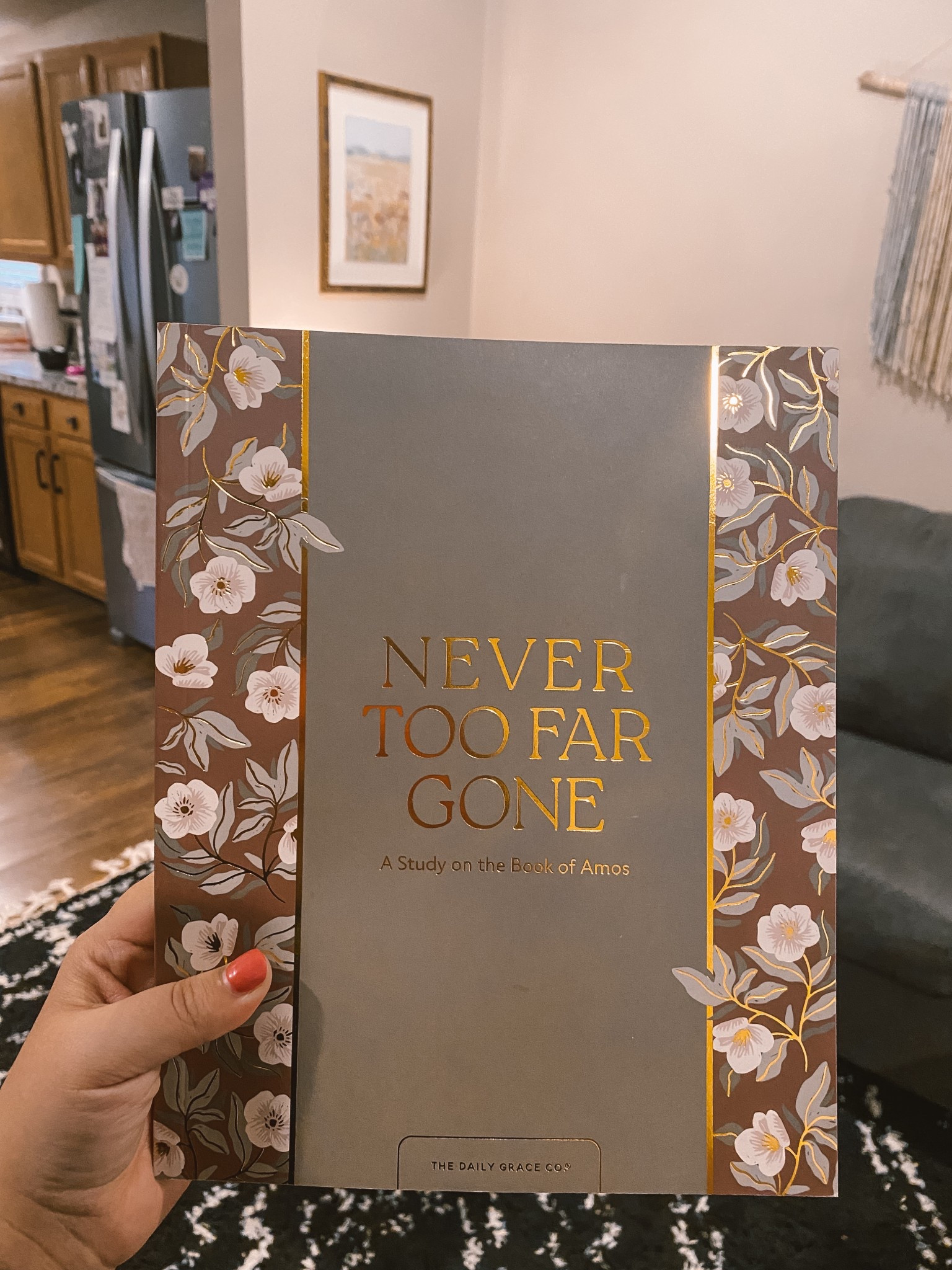 The newest Bible study from @dailygraceco. A study on the book of Amos. It is currently on sale for $10 + use code ALLIRICE10 for an extra 10% off your entire first order! 

 

#LTKHome #LTKSaleAlert #LTKFamily