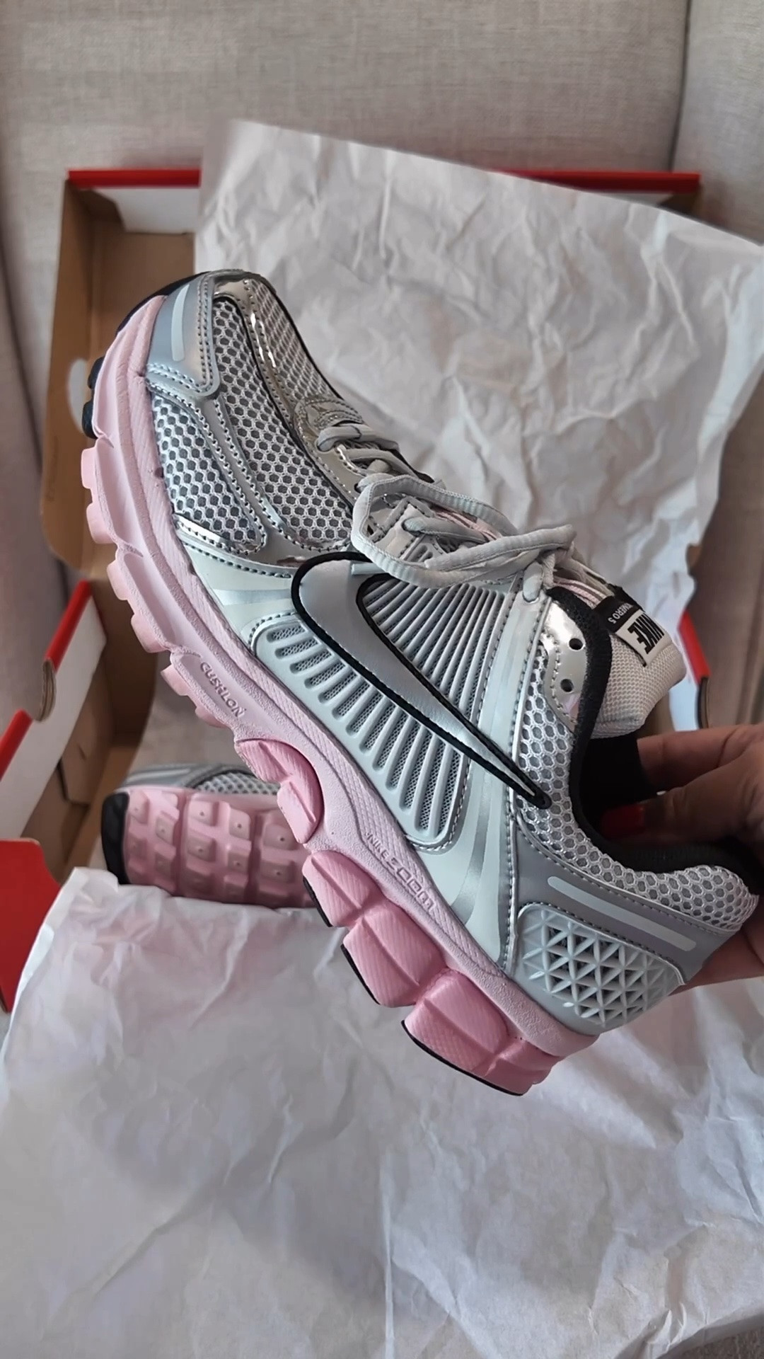 Love the @Nike US Vomero5 casual sneaker. Perfect for a light workout and running errands. 

Nike, sneakers, pink Nike sneakers, Smiles and Pearls, back to school, teacher outfit ideas

#LTKootd #LTKOver40 #LTKMidsize