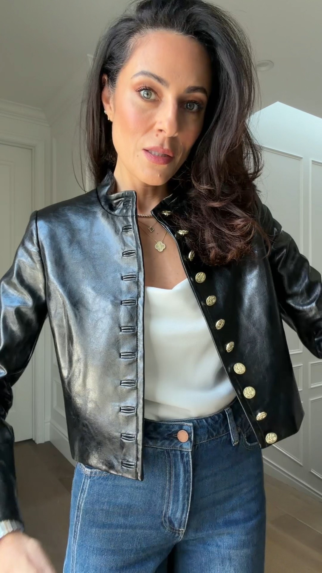 The jacket of my dreams, the buttons alone sold me!




Jacket, military jacket, jeans, style 

#LTKSeasonal #LTKOver40