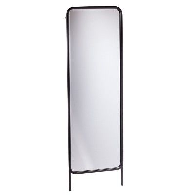 62"x 20" Sowell Full Length Leaning Floor Mirror Black - Holly & Martin | Target