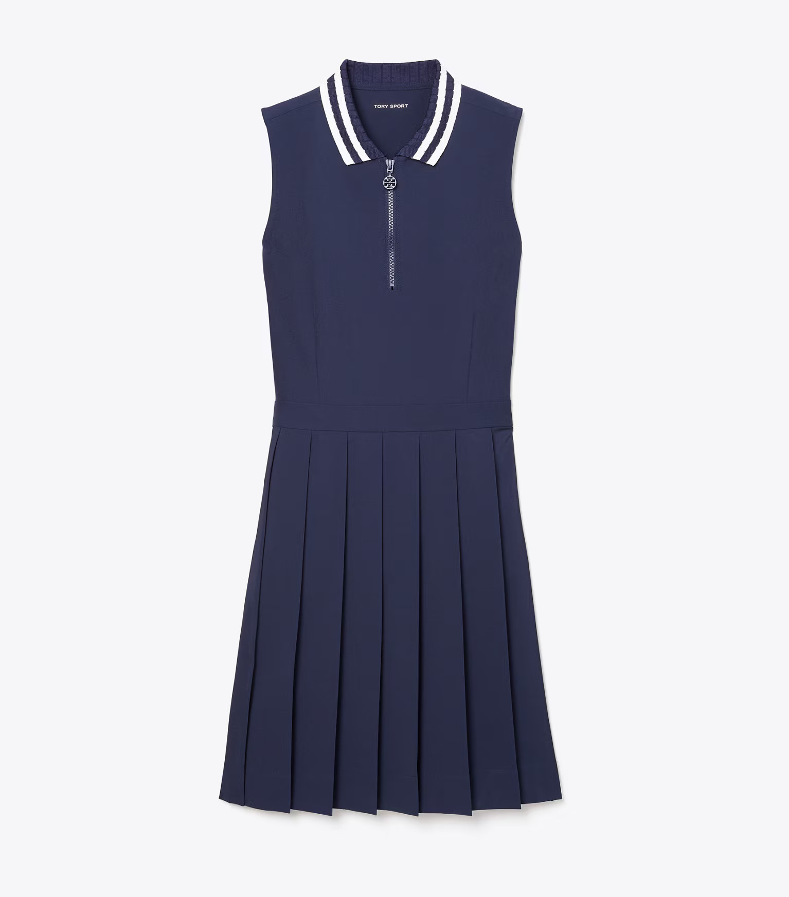 PERFORMANCE PLEATED COLLAR GOLF DRESS | Tory Burch (US)