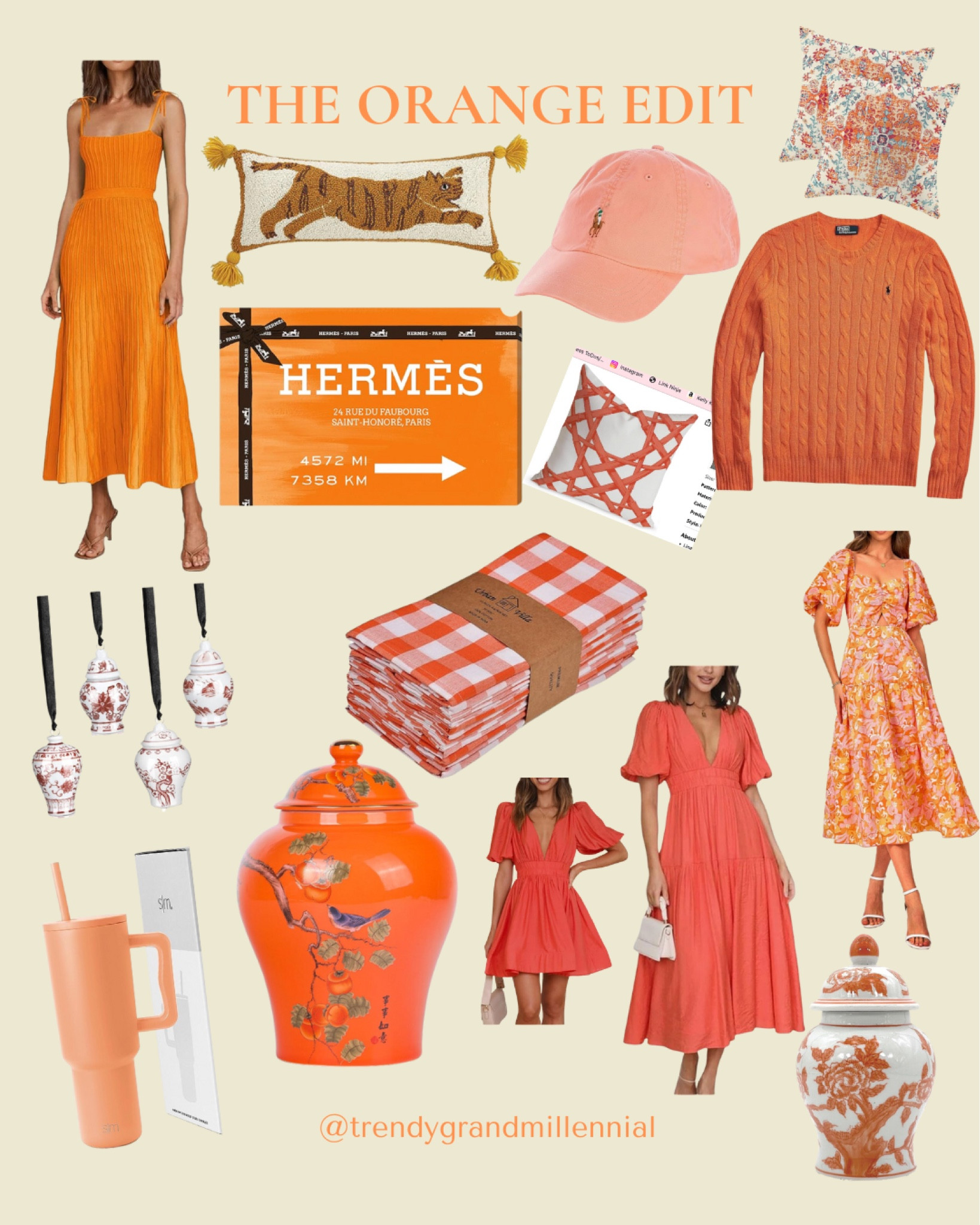 All of the Grandmillennial Amazon finds! Orange Edit. 

Chinoiserie, orange dress, fall fashion, fall decor, wedding guest, classic fashion, colored glass, Amazon deals, Amazon prime day, French fashion, preppy, Ginger jars, casual dresses, pretty glasses, printed pillows, lamps, orange home, orange aesthetic   


#LTKSeasonal #LTKfindsunder100 #LTKsalealert