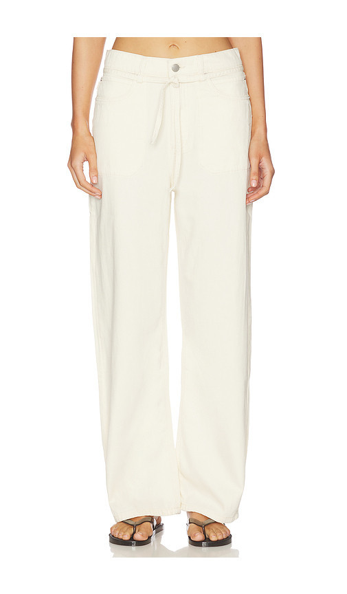 DL1961 Casie Relaxed Wide Leg Jeans in Cream. Size 25. Also in 26, 27, 28, 29, 30, 31, 32. | Revolve Clothing (Global)