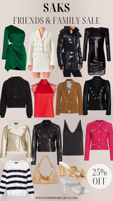 So many cute holiday and work outfits now on SALE at Saks! 

#LTKstyletip #LTKsalealert #LTKover40
