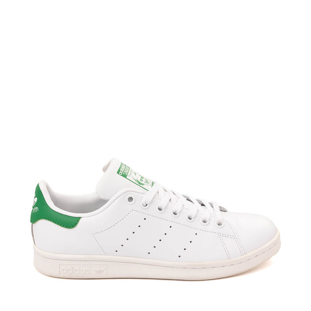 Womens adidas Stan Smith Athletic Shoe - White / Fairway Green | Journeys