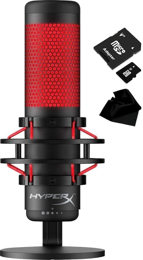 Newest HyperX - QuadCast USB Multi-Pattern Electret Condenser Microphone | 2020 Edition | for PS4... | Amazon (US)