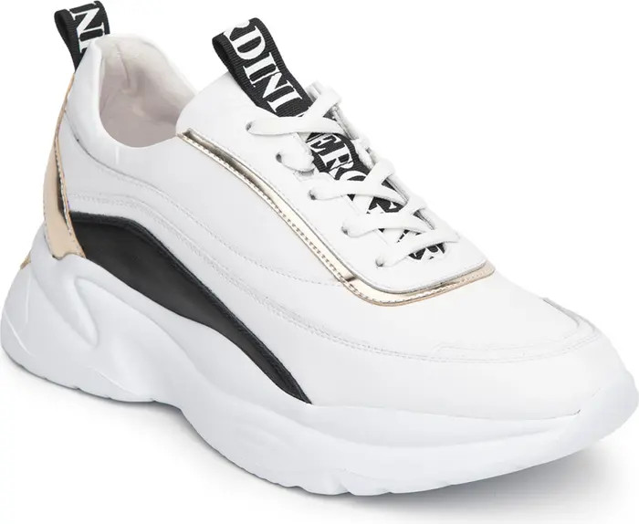 NeroGiardini Mixed Media Sneaker | Nordstrom | Nordstrom